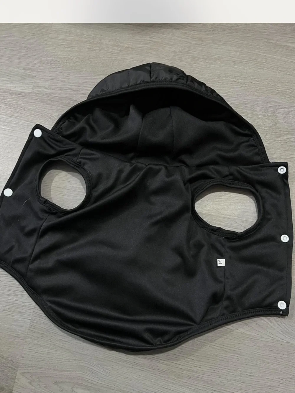 N/A hooded black